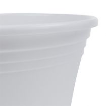 Artikel Plastkruka “Irys” vit Ø15cm H13cm 1 st