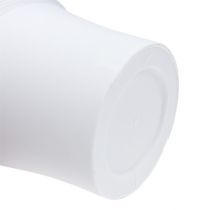 Artikel Plastkruka “Irys” vit Ø15cm H13cm 1 st