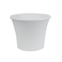 Artikel Plastkruka “Irys” vit Ø17cm H14cm 1 st