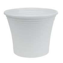 Artikel Plastkruka “Irys” vit Ø25cm H21cm 1 st