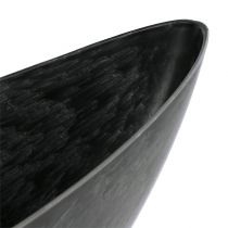 Artikel Plastbåt antracit oval 39cm x 12,5cm H13cm 1 st.