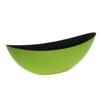Deco Bowl Plant Bowl Grön Svart 34cm x 11cm H11cm