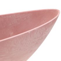 Dekorativ skål planteskål rosa 55cm x 14,5 cm H17cm