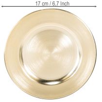 Artikel Små runda glansiga dekorativa tallrikar, 17 cm, 6 stycken