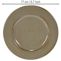 Artikel Små tallrikar för dekoration eller presentation, 17 cm, 6 stycken