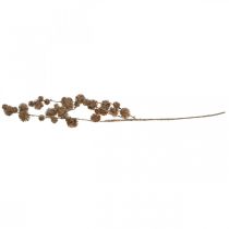 Artikel Dekorativ grenplatan med frukt Höstdekoration Konstgjord platan Brun L82cm Ø2-4cm