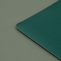 Vändbar bordstablett konstläder grön, grå 4st