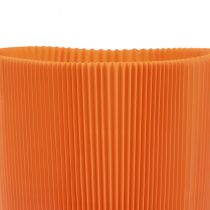 Artikel Veckade muddar för blomkrukor orange 12,5cm 100 st