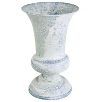 Artikel Bägare Vas Kalk Design Antik Vit Blå Ø16,5cm H24cm
