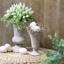 Artikel Koppvas metall antik dekorativ vas rustik Ø16,5 H24cm