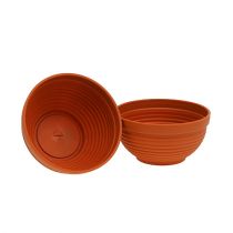 Artikel R-skål plast terrakotta Ø19cm, 10 st