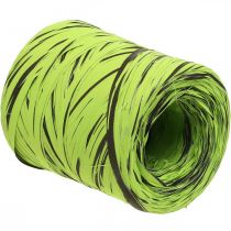 Artikel Raffia band grönt, brunt, poly raffia 200m