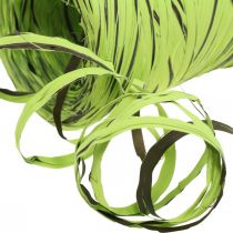 Artikel Raffia band grönt, brunt, poly raffia 200m