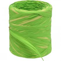Artikel Raffia band grön gul raffia presentband 200m