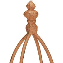 Artikel Spaljé Metal Rust Look Obelisk 69/86cm Set om 2