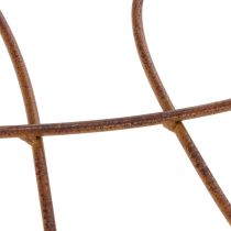 Artikel Spaljé, klätterhjälpmedel, böjd metall, konstnärlig trädgårdsdekoration, 72 cm