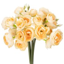Artikel Ranunkelblomgren för dekorativa vasarrangemang, 32 cm, 5 stycken
