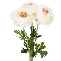 Artikel Konstgjord ranunkel med fina blommor för snygg och lättskött dekoration, 51 cm, 3 stycken.