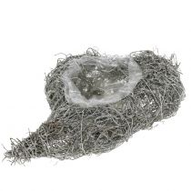 Artikel Vine hjärta tvättad vit 16cm x 21cm 1st