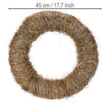 Artikel Vinrankrans, obehandlad, rund, naturlig krans för hantverk, 45 cm