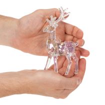 Artikel Renprydnader i akryl till julgran, 14 cm, 4 stycken