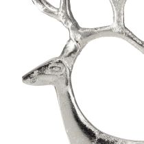 Artikel Rendekoration hjortfigur metall silver H31cm