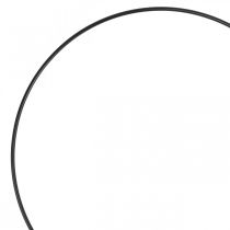 Metallring dekorring Scandi ring deco loop svart Ø25cm 4st