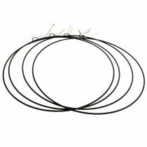 Artikel Dekorring för upphängning svart Ø35cm 4st