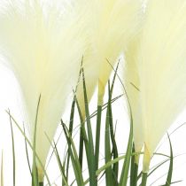 Artikel Vass i kruka Konstgjord krukväxt Kräm, Grön 79cm