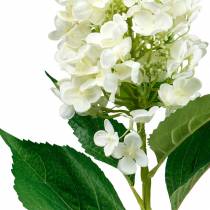 Artikel Panicle Hydrangea Cream Vit Artificiell Hortensia Sidenblomma 98cm