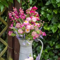 Rhodanthe rosa-rosa, sidenblommor, konstgjord växt, knippe halmblommor L46cm