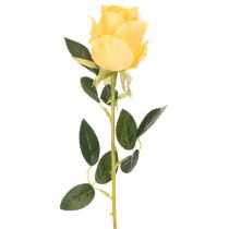 Artikel Konstgjord ros med lång stjälk, konstgjord blomma, 62 cm, 12 stycken