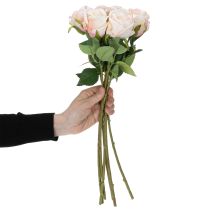 Artikel Konstgjord rosbukett för elegant heminredning och festliga tillfällen, 44 cm, 6 stycken
