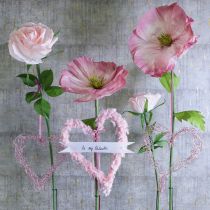 Artikel Konstgjord rosblomma för elegant och charmig inomhusdekoration, 92 cm