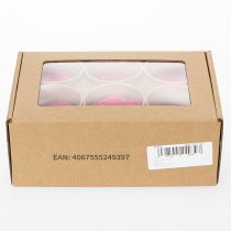 Artikel Konserverade rosdekorationer, riktiga blommor för bordsdekoration, unika och hållbara blommor, 5 cm, 6 stycken