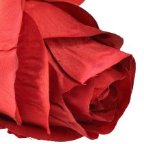 Artikel Rose Branch Sidenblomma Konstgjord Rose Röd 72cm