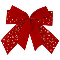 Artikel Röd rosett julstjärnor dekorativ rosett utomhus 21cm 2st