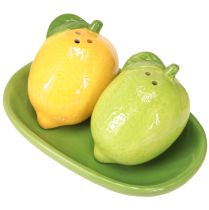 Artikel Salt och peppar shaker keramisk dekoration citron lime 13×8cm