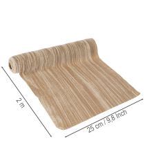 Artikel Bordlöpare sammetsband krossad sammet 25cm 2m