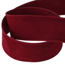 Artikel Sammetsband Bordeauxrött dekorband rött band 25mm 7m