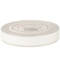 Artikel Sammetsband, presentband, dekorativt band, vit sammet, 20 mm brett, 10 m långt