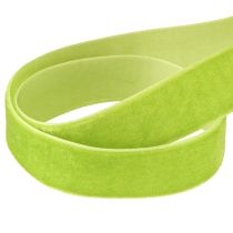 Artikel Sammetsband ljusgrönt dekorativt band sammetsband grönt 20mm 10m