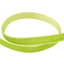 Artikel Sammetsband ljusgrönt dekorativt band sammetsgrönt 10mm 20m
