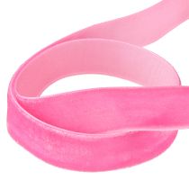 Artikel Sammetsband Rosa Dekorativt Band Sammetsband Rosa 20mm 10m