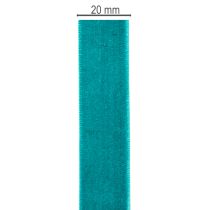 Artikel Dekorativt sammetsband för dekoration, 20 mm brett, 10 m långt