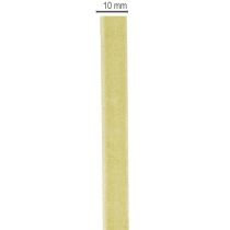 Artikel Dekorativt sammetsband för blomsterdekorationer och kreativa projekt, 10 mm x 20 m