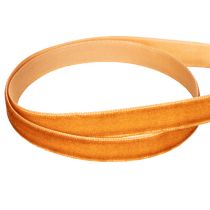 Artikel Dekorativt sammetsband för dekoration, på rulle, 10 mm brett, 20 m långt
