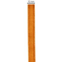 Artikel Dekorativt sammetsband för dekoration, på rulle, 10 mm brett, 20 m långt