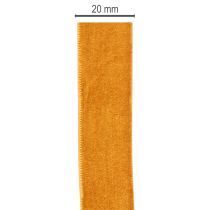 Artikel Sammetsband, dekorativt band för hantverk och förpackning, 20 mm, 10 m