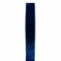 Sammetband blå 20mm 10m